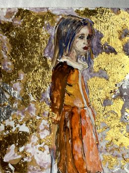 Painting, Le ruban, Lisbeth Buonanno