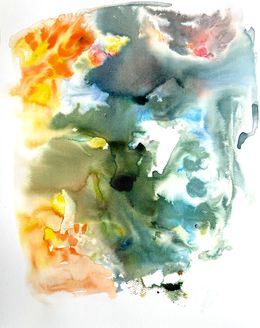 Peinture, Abstraction nuage, Isabelle Marie