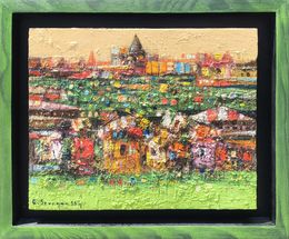 Peinture, Dreamscape in Green, Aram Sevoyan