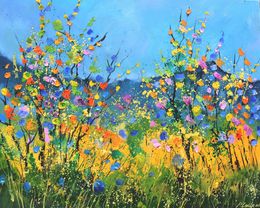 Painting, Summer feast, Pol Ledent