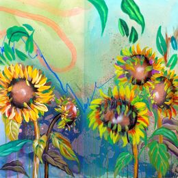 Pintura, Sunflower your day, Poonam Choudhary
