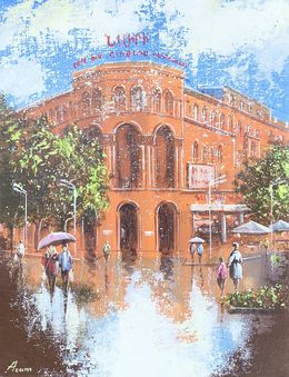 Peinture, Nair Cinema in Rain, Aram Movsisyan