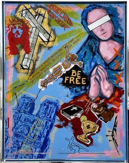 Painting, Jesus Christ-Superstar, Patrice Almodovar