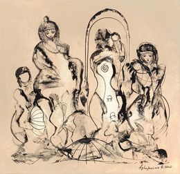 Painting, Echoes of the Feminine, Harutyun Aghajanyan