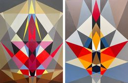 Painting, Samadhi 2 and 3, Neerja Chandna Peters