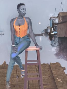 Peinture, Foundation and Structure - 21st Century, Contemporary, Figurative, Landscape, Lazarus Massavo