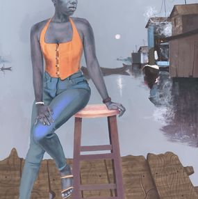 Peinture, Foundation and Structure - 21st Century, Contemporary, Figurative, Landscape, Lazarus Massavo