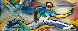 Painting, Courrir, Richard Vildeman