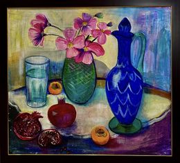 Painting, Still Life with Flowers, Manana Eloshvili