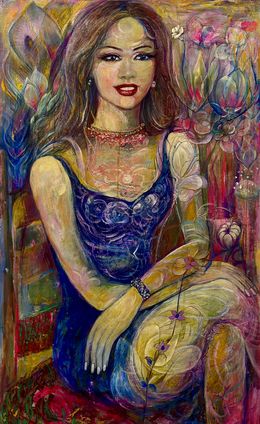 Painting, Portrait of a Woman, Manana Eloshvili