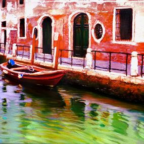 Painting, A beautiful day in Venice, Kristine Kvitka