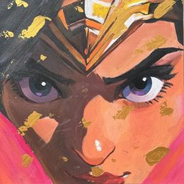 Painting, Wonder Focus - Wonder Woman, Noël Caizergues