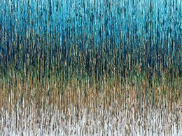 Painting, Emerald Gleam, Daniela Pasqualini