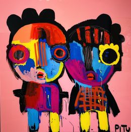 Painting, Les inséparables, Pitu