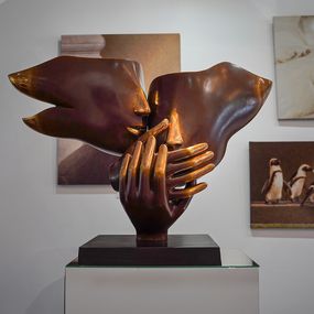 Sculpture, Le baiser dans la main, Etienne