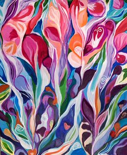 Painting, Jardin, Irene Mahon