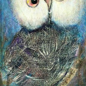 Painting, Owl, Manana Eloshvili