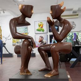 Sculpture, La conversation, Etienne