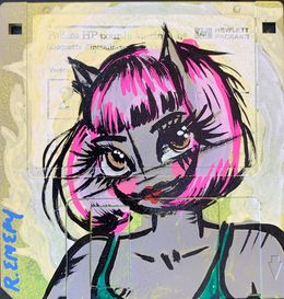 Painting, Cat, Raphaelle Emery