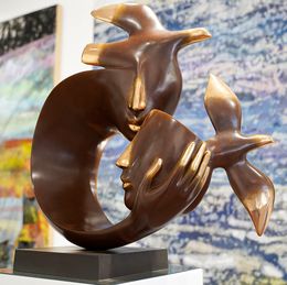 Sculpture, Le baiser sur le front, Etienne