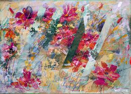 Painting, Fantasy with Flowers 25, Rakhmet Redzhepov (Ramzi)