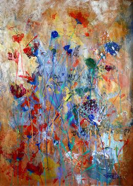 Painting, Fantasy with Flowers 30, Rakhmet Redzhepov (Ramzi)
