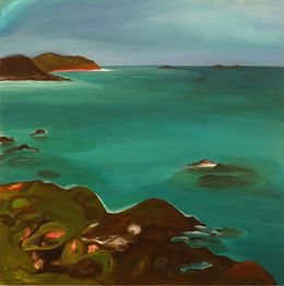Painting, Broken Head Reserve, Byron Bay, Despa Hondros