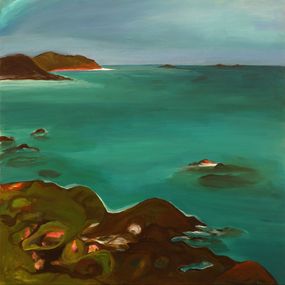 Painting, Broken Head Reserve, Byron Bay, Despa Hondros