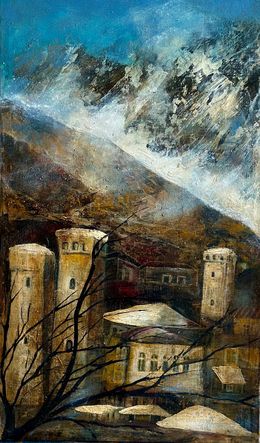 Pintura, The Landscape of Svaneti, Manana Eloshvili