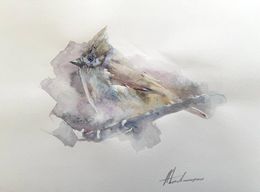 Painting, Tufted Titmouse, Artyom Abrahamyan