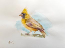 Painting, Yellow Cardinal, Artyom Abrahamyan