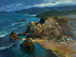 Pintura, Sunlight through the Clouds, Suprunchuk Yuriy