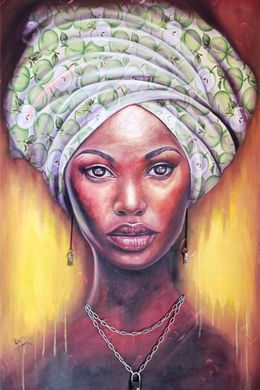 Painting, Tafadzwa - Thundorf, Switzerland, Keith Zenda