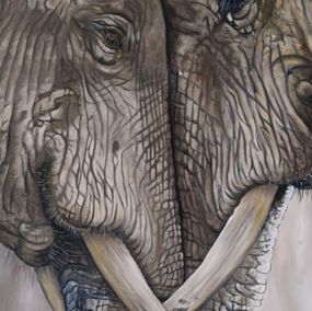 Peinture, Souls Entwined - Thundorf, Switzerland, Tonderai Mujuru