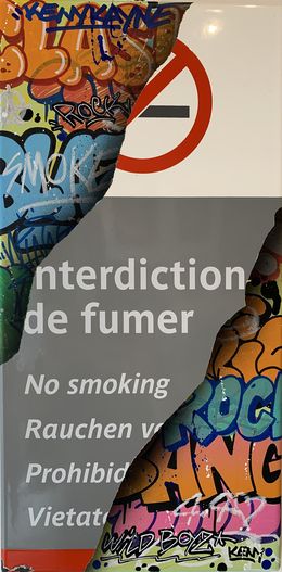 Painting, Smoke 2, Keny