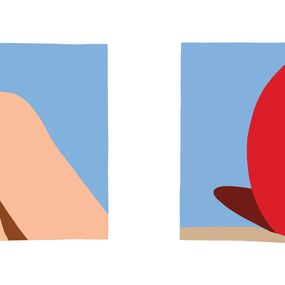 Drucke, Legs and Redball, From the Series Why This Restlessness?, Casey Waterman