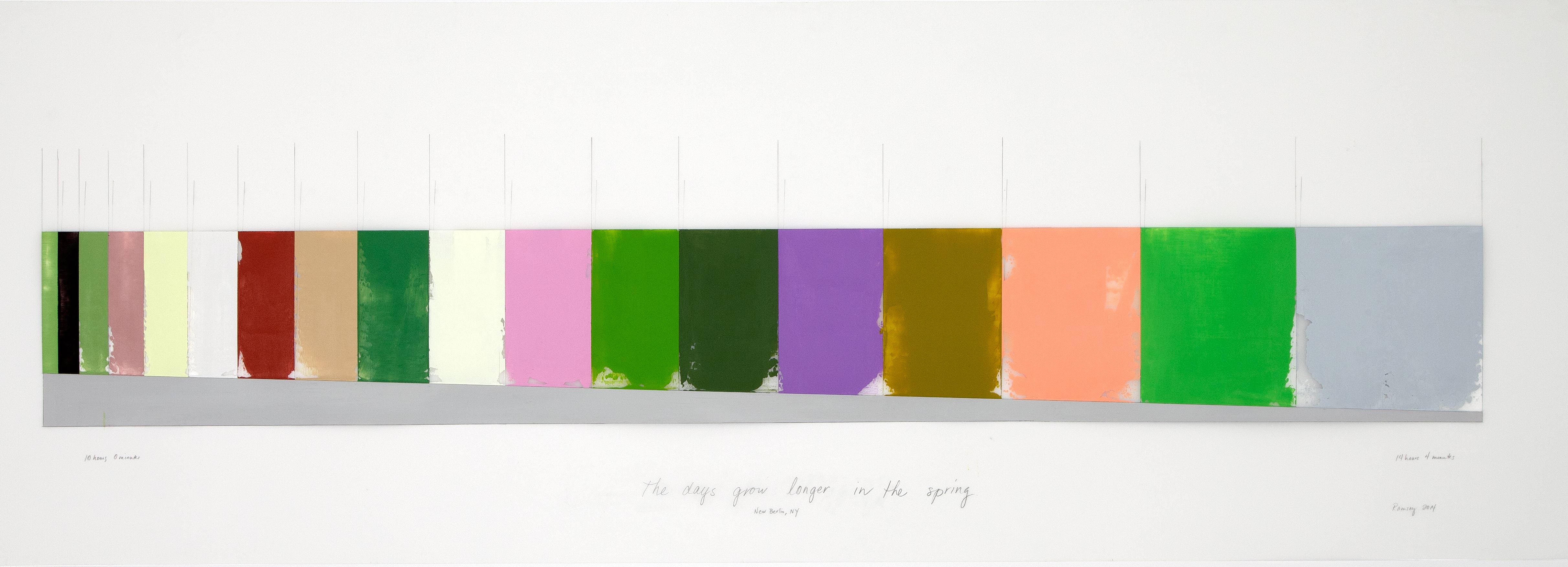 Debra Ramsay, The Days Grow Longer in the Spring Debra Ramsay, The Days Grow Longer in the Spring
