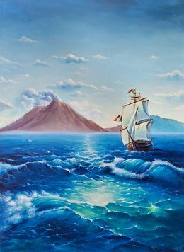 Pintura, Where Fire Sleeps: The Bay of Vesuvius, Natalie Borisenko