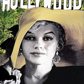 Peinture, Sophisticated Marilyn - Hollywood Style (large unique painting), Steve Kaufman