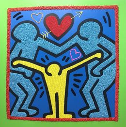 Peinture, Homage to Keith Haring, Natan Elkanovitch