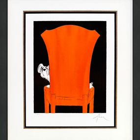 Print, Le Petit Chien Sur Le Fauteuil, René Gruau