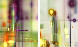 Peinture, Diptych: Khloris 007 and 002. From The Series Khloris, Francisco Larios