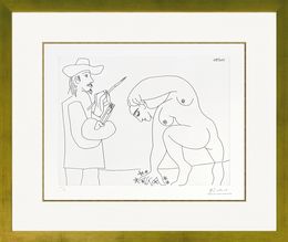 Édition, Peintre Et Femme Cueillant Des Fleurs (Bloch 1911, Baer 1917), Pablo Picasso