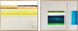Pintura, Diptych: Intenciones del Silencio XVII and XVIII, Angelica Chavarro Franco