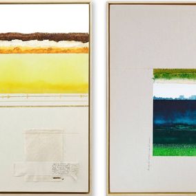 Painting, Diptych: Intenciones del Silencio XVII and XVIII, Angelica Chavarro Franco