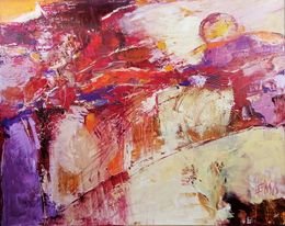 Pintura, Soleil sur la vallée des roses, Milcheva Emilia