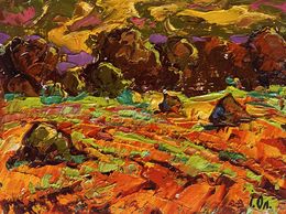 Peinture, Golden Haystacks, Ivanyuk Oleksiy