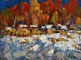 Peinture, Sunny Winter Day, Oksana Ivanyuk