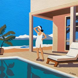Painting, Belle journée, Sylvie Eudes