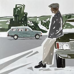 Painting, Meeting Point, Jacob Burda